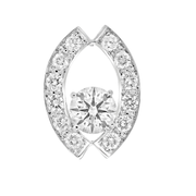 Marquise shape 2.21Ctw Fancy Cut Diamond Pendant