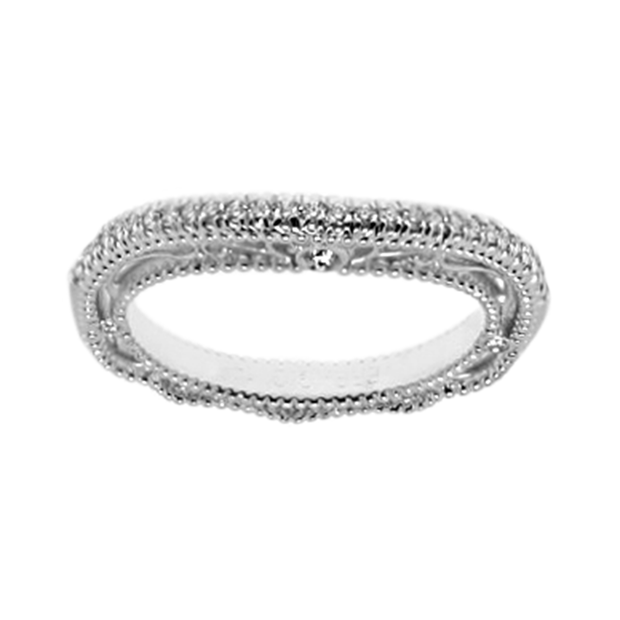 14K WG Verragio Diamond Band