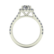 18k-white-gold-cushion-halo-side-stone-diamond-engagement-ring-setting-fame-diamonds