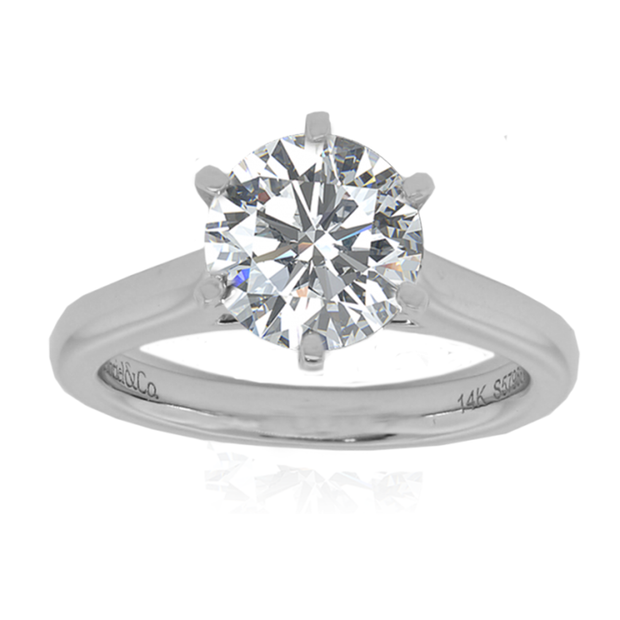 18k wg with GIA 1.52ct center stone, Solitaire Engagement Ring with GIA Diamond, GIA 7203545179