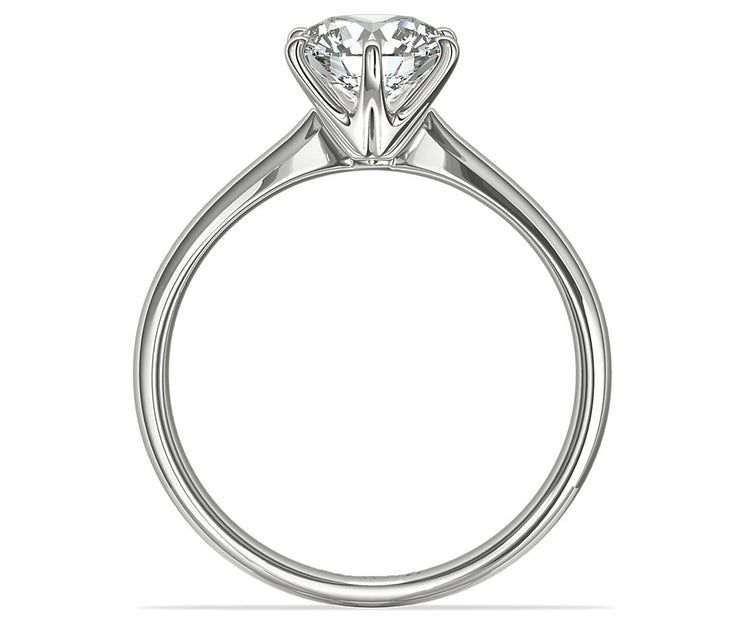 14Kt White Gold 1.00 CT Solitaire I1-HI Color