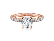 Verragio Traditional TR150HR-2T 14K White & Rose Gold 0.59ctw Diamond Engagement Ring