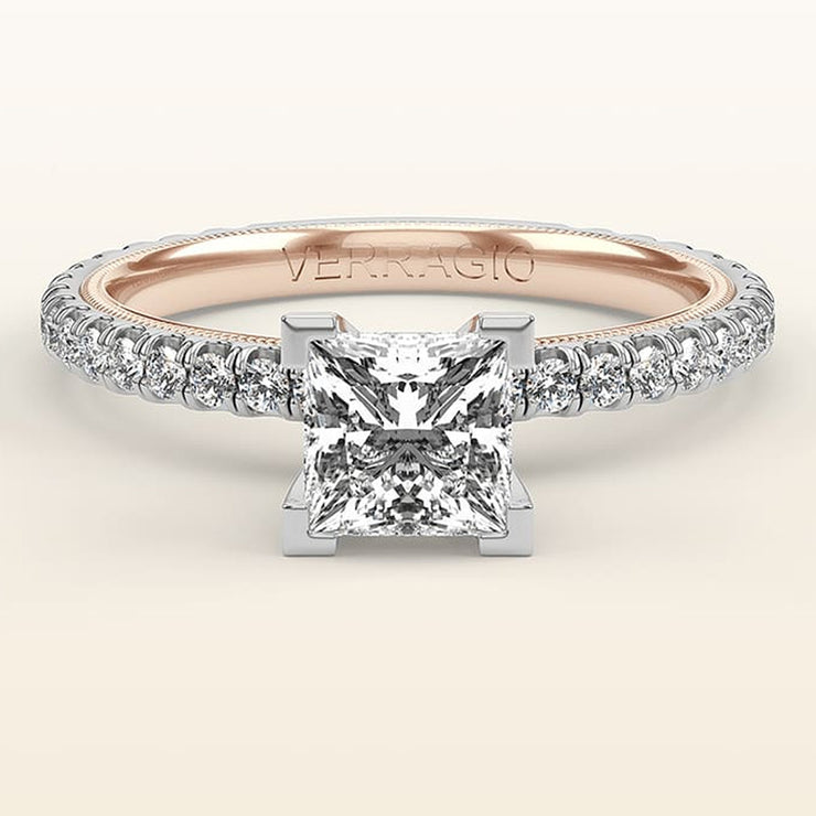 Verragio Traditional TR150P4-2T 14k 2t w/rg 0.45ctw Diamond Engagement Ring