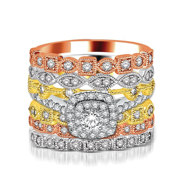 14k- white-rose-gold-yellow-gold-stacking-diamond-bands-fame-diamonds