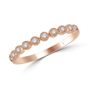 14K White Gold 1/6 Ct. Tw. Diamond Stackable Fashion Band