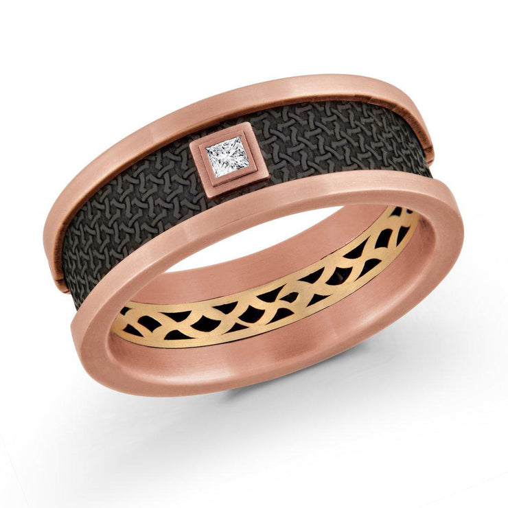 carbon-fiber-rose-14k-gold-mens-princess-cut-wedding-band-8-mm-fame-diamonds