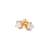 2 ctw IGI Certified Lab grown Diamond Stud Earrings