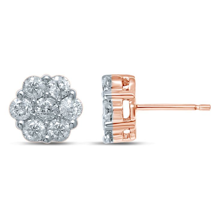 14K 0.08ct Diamond Earring