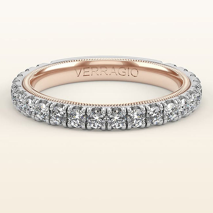 Verragio Traditional TR210W 14K Rose Gold 0.81ctw Diamond Wedding Band