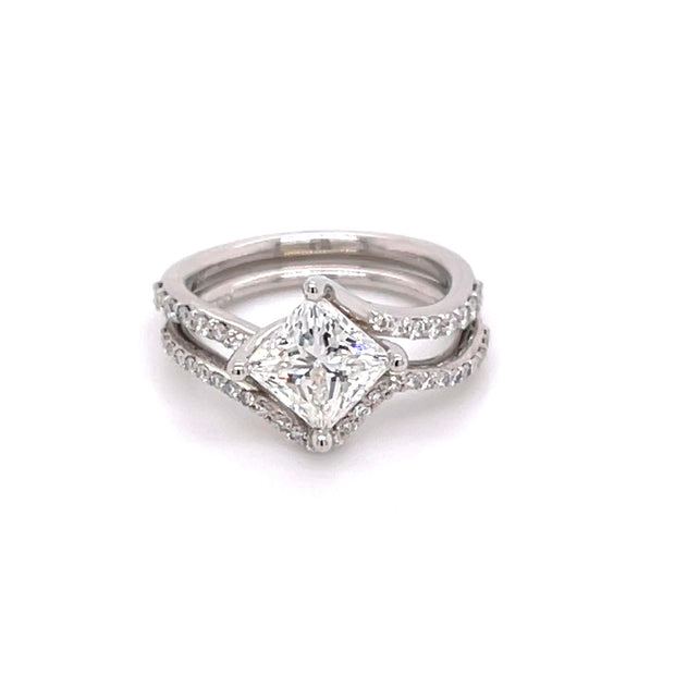 1.32ct-GIA-certified-princess-solitaire-pave-setting-swirl-shank-diamond-engagement-ring-Fame-diamonds
